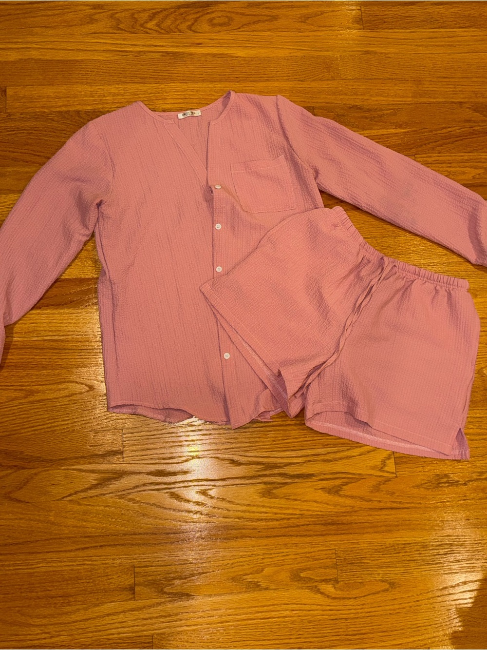 Pink Matching Set - Top & Shorts